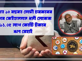 দেশৰ কৃষকসকলৰ ঋণ ৰেহাই দিয়া নহয় কিয়?